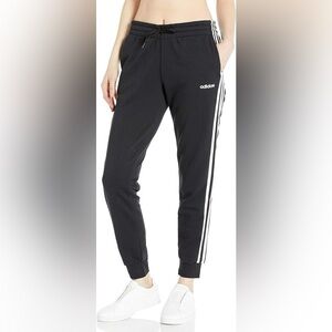 Adidas Essential Tricot Track Pants Black and White  - Women’s Medium